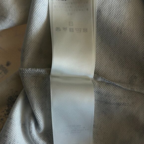 Louis Vuitton White & Blue Monogram Pique T-Shirt - Picture 8 of 9